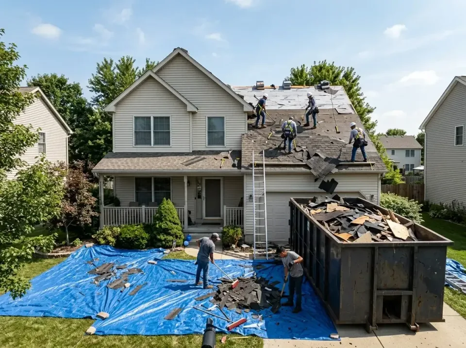 roof-replacement-debris-remova-004 — frequently asked questions, Cheapest Dumpster Rentals in Carpentersville, IL